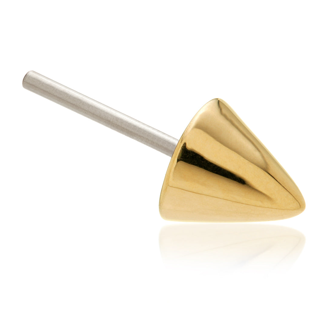 TL - 14ct Solid Gold Threadless Cone Attachment