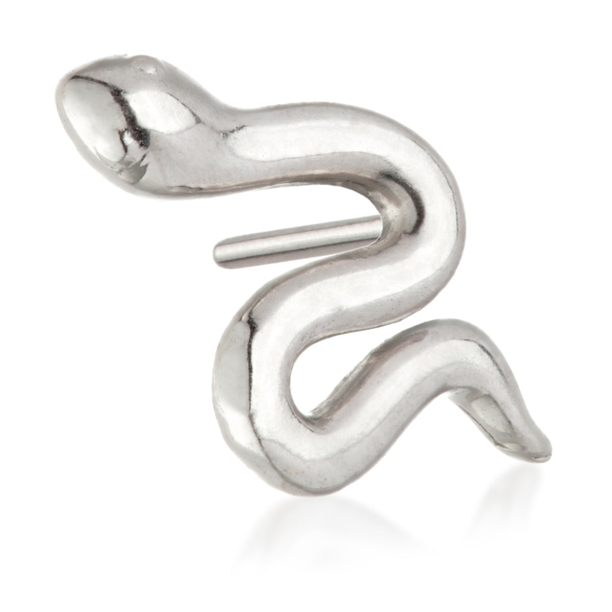 TL - 14ct Threadless Gold Snake Pin Attachment