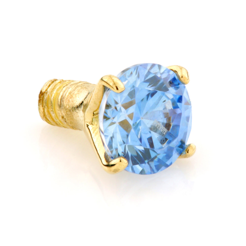 TL - 18K Internal Prong Set Gem Attachment