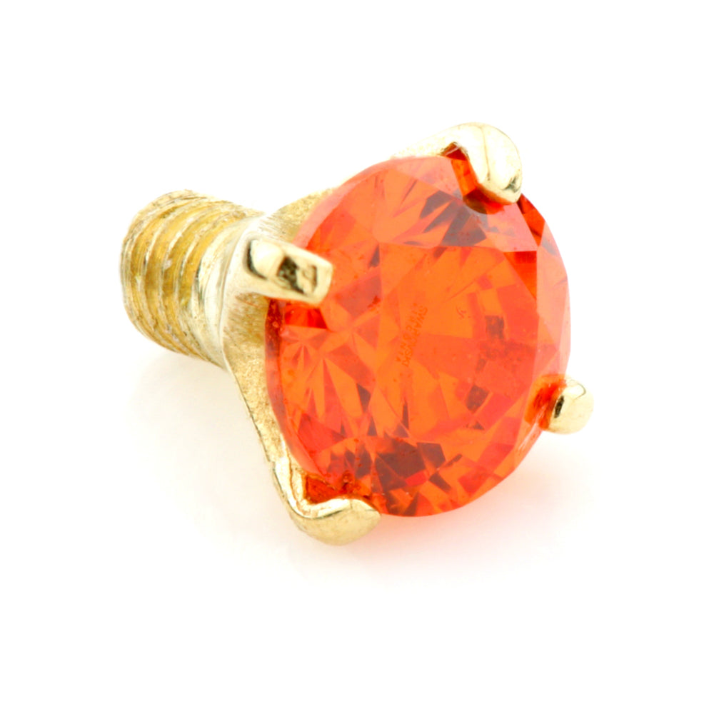 TL - 18K Internal Prong Set Gem Attachment