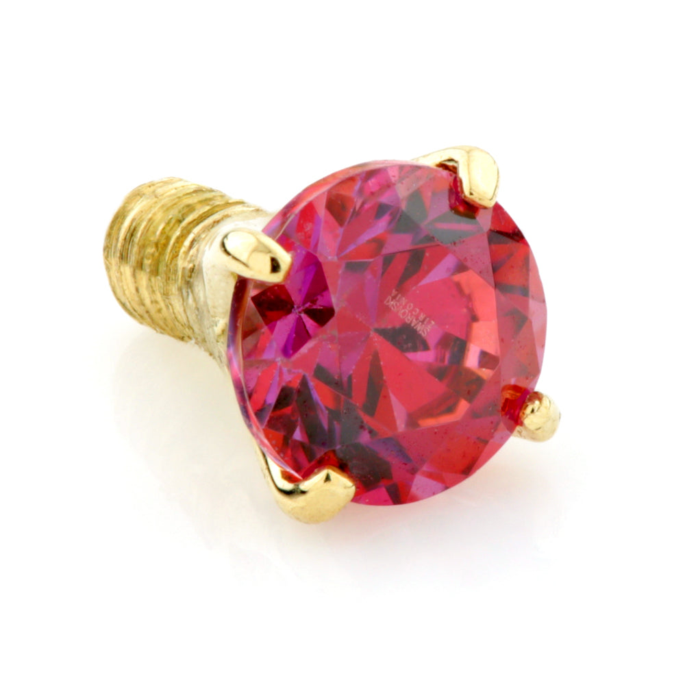 TL - 18K Internal Prong Set Gem Attachment