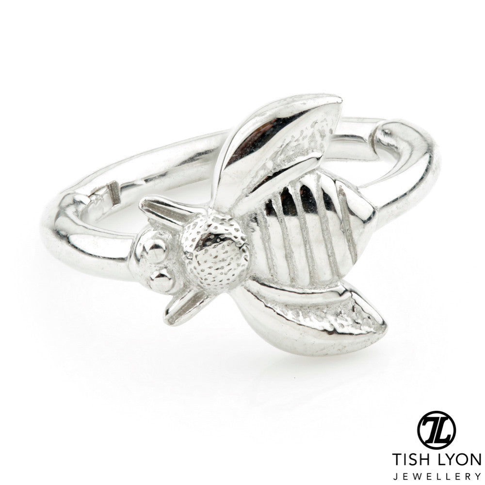 TL - Gold Bee Hinge Segment Ring