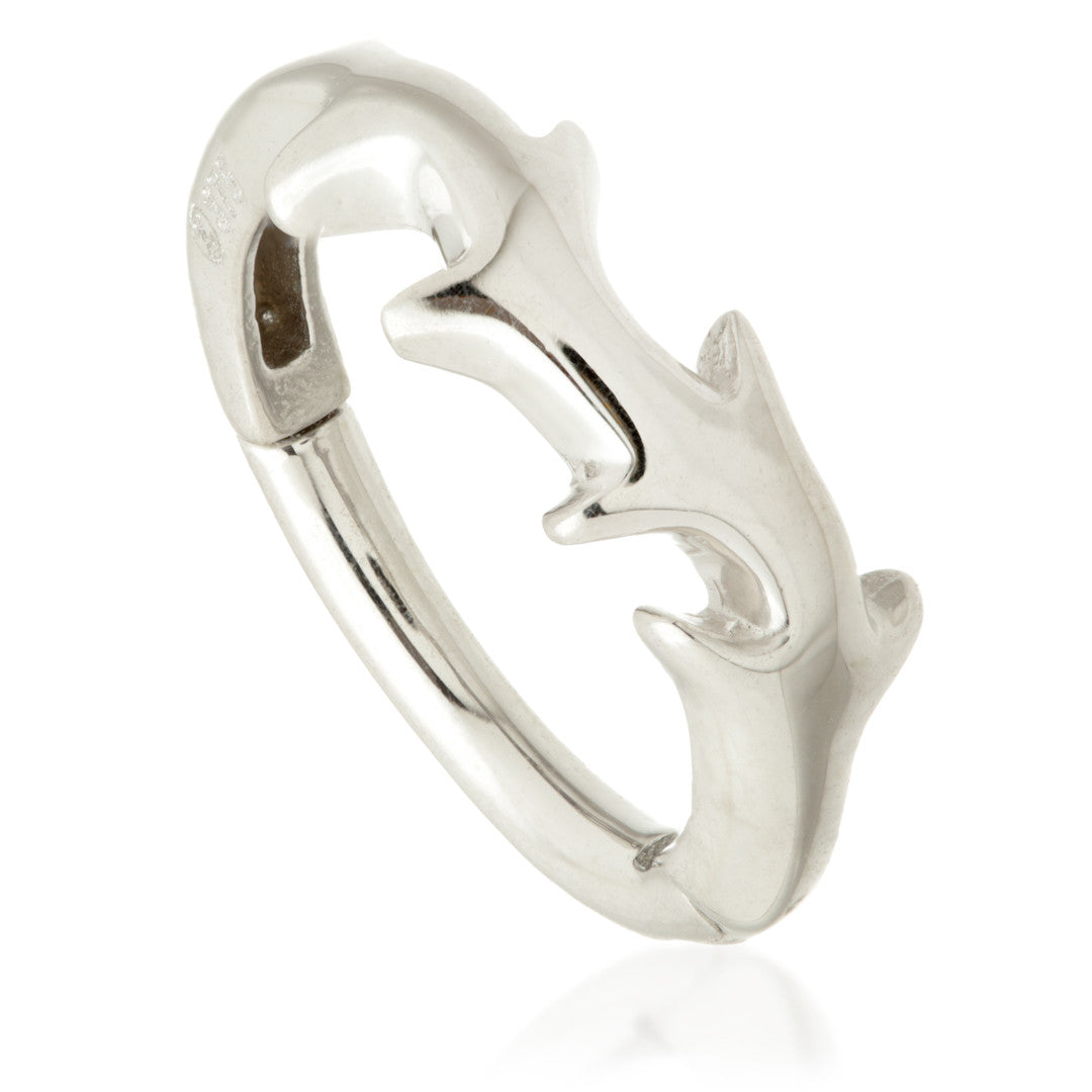 TL - Gold Bramble Spike Hinge Ring
