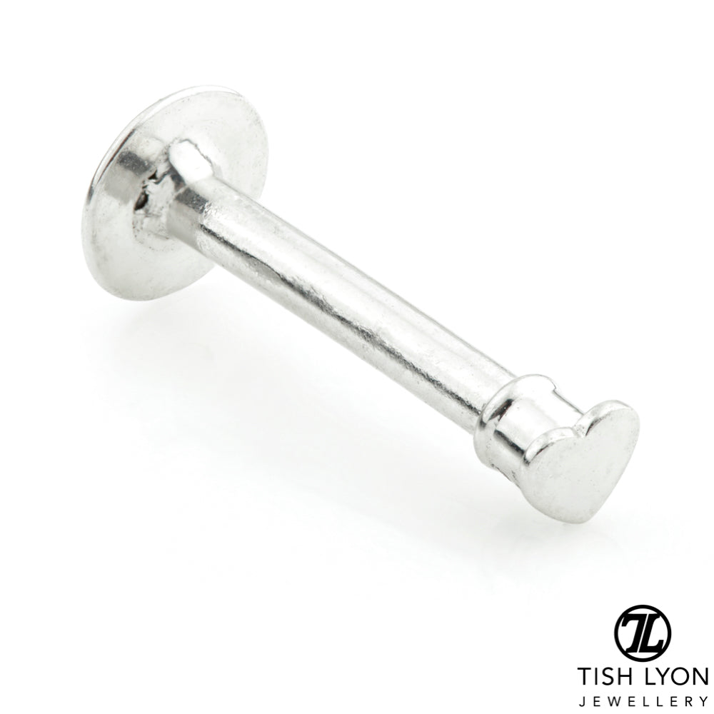 TL - Gold Heart Labret
