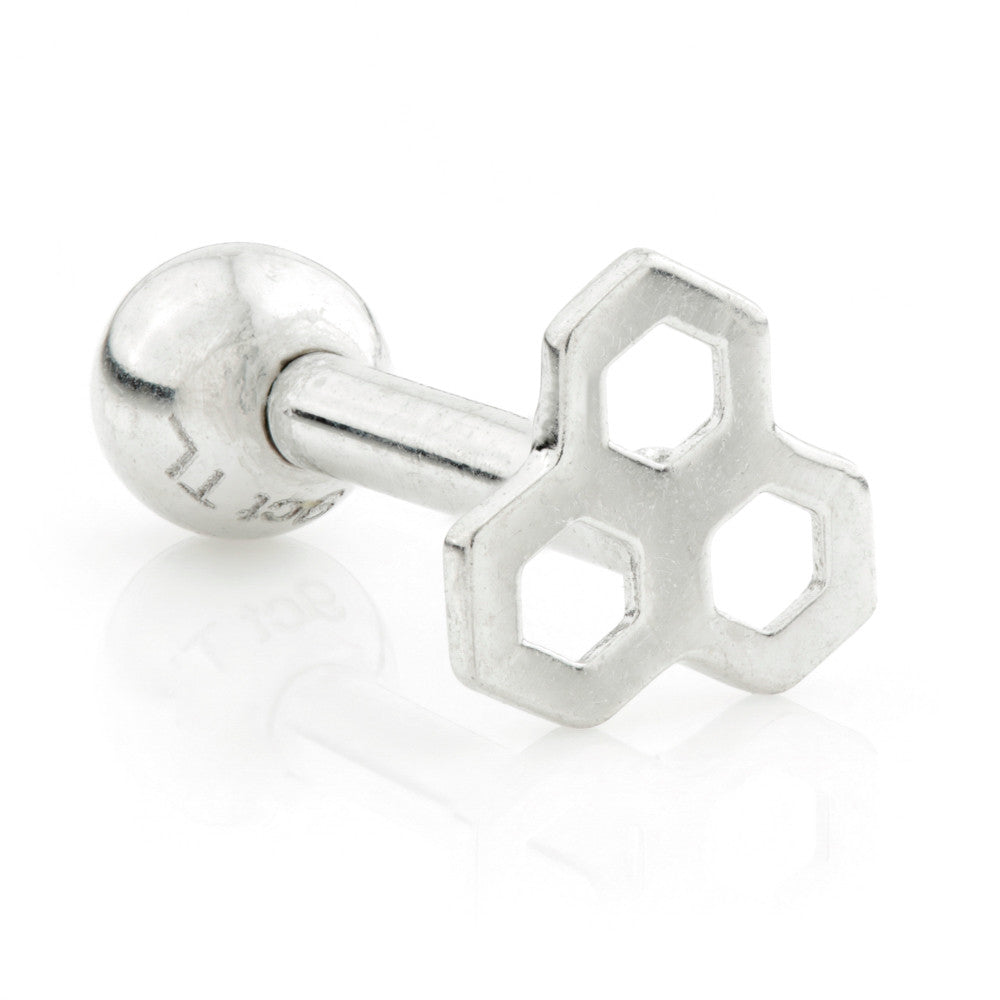 TL - 9 Carat Solid Gold Honeycomb Cartilage Bar