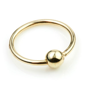 TL - Gold Seamless BCR Twist Ring