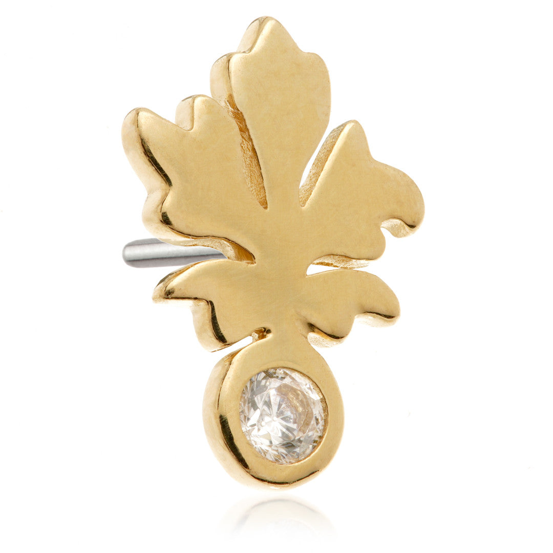 TL Alvina Gem - 14ct Gold Threadless Attachment