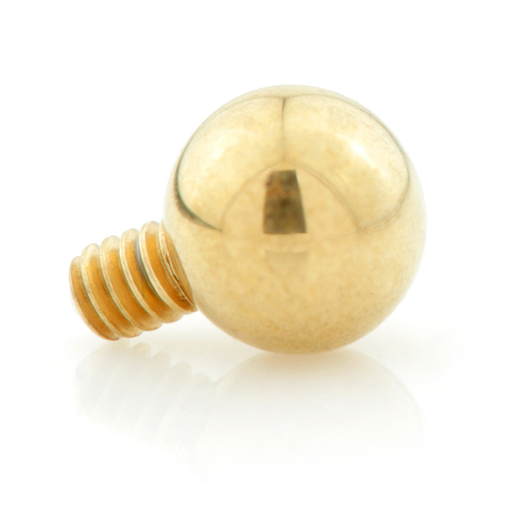 Yellow Gold Internal PVD Ti Ball 1.6mm
