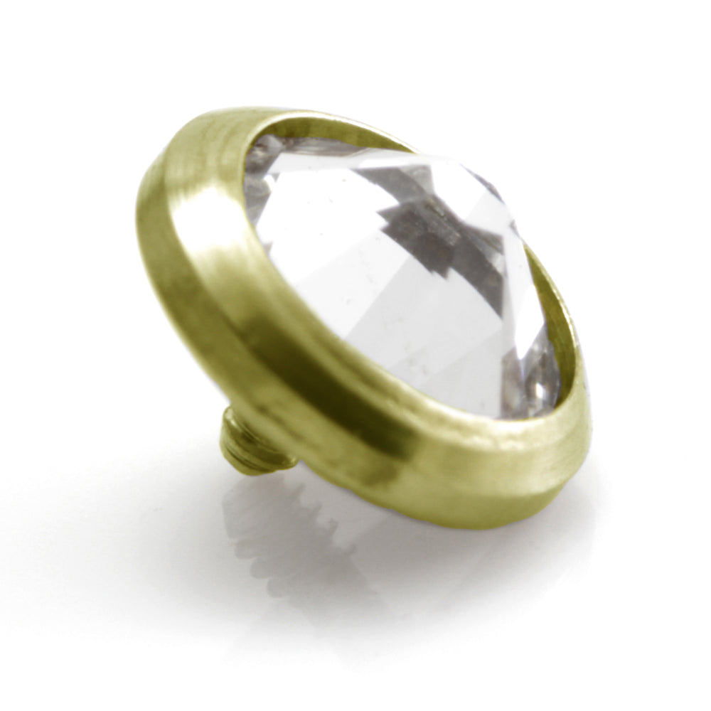 Zircon Gold Ti Internal Gem Disk Attachment