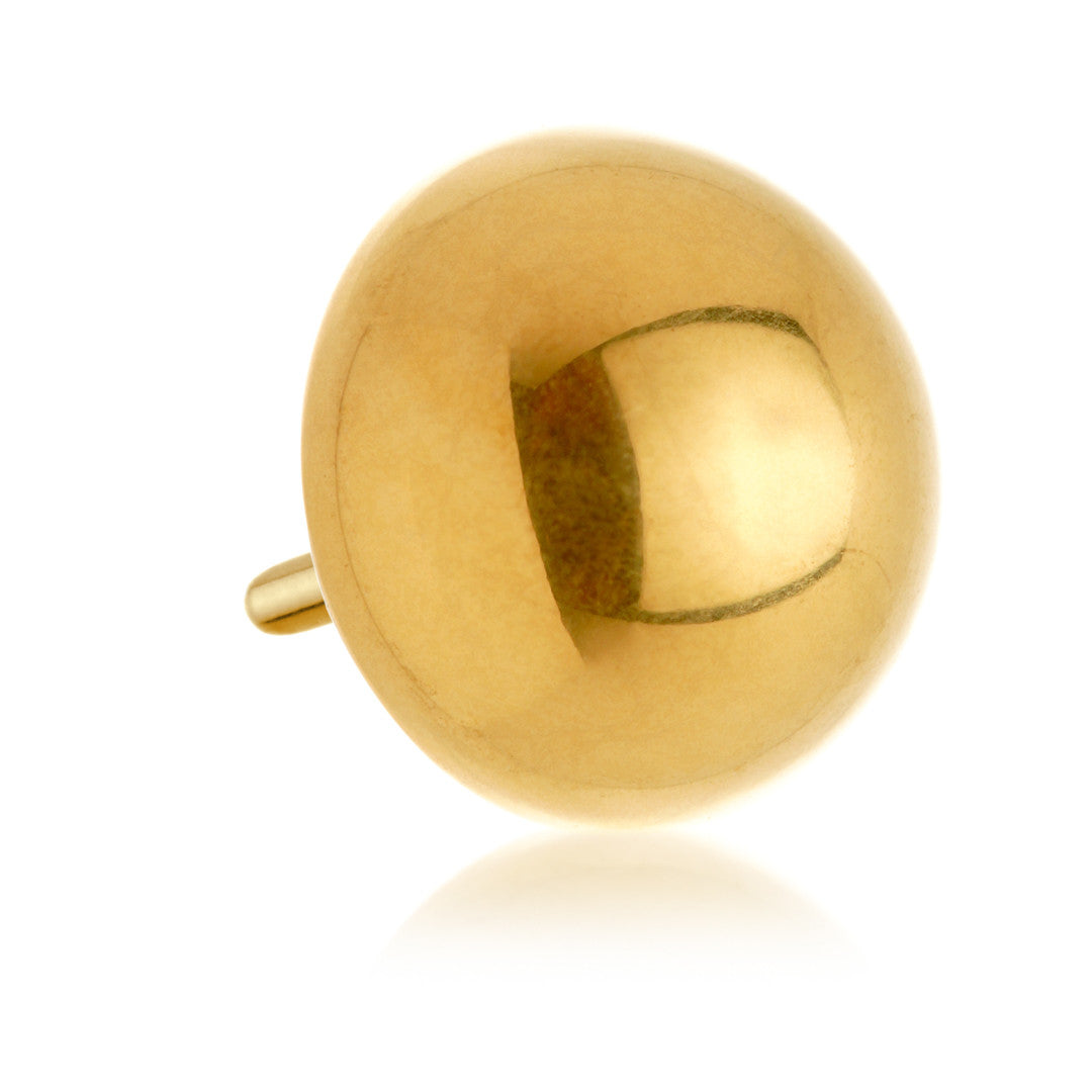 Zircon Gold Ti Threadless Micro Dome Disk Attachment