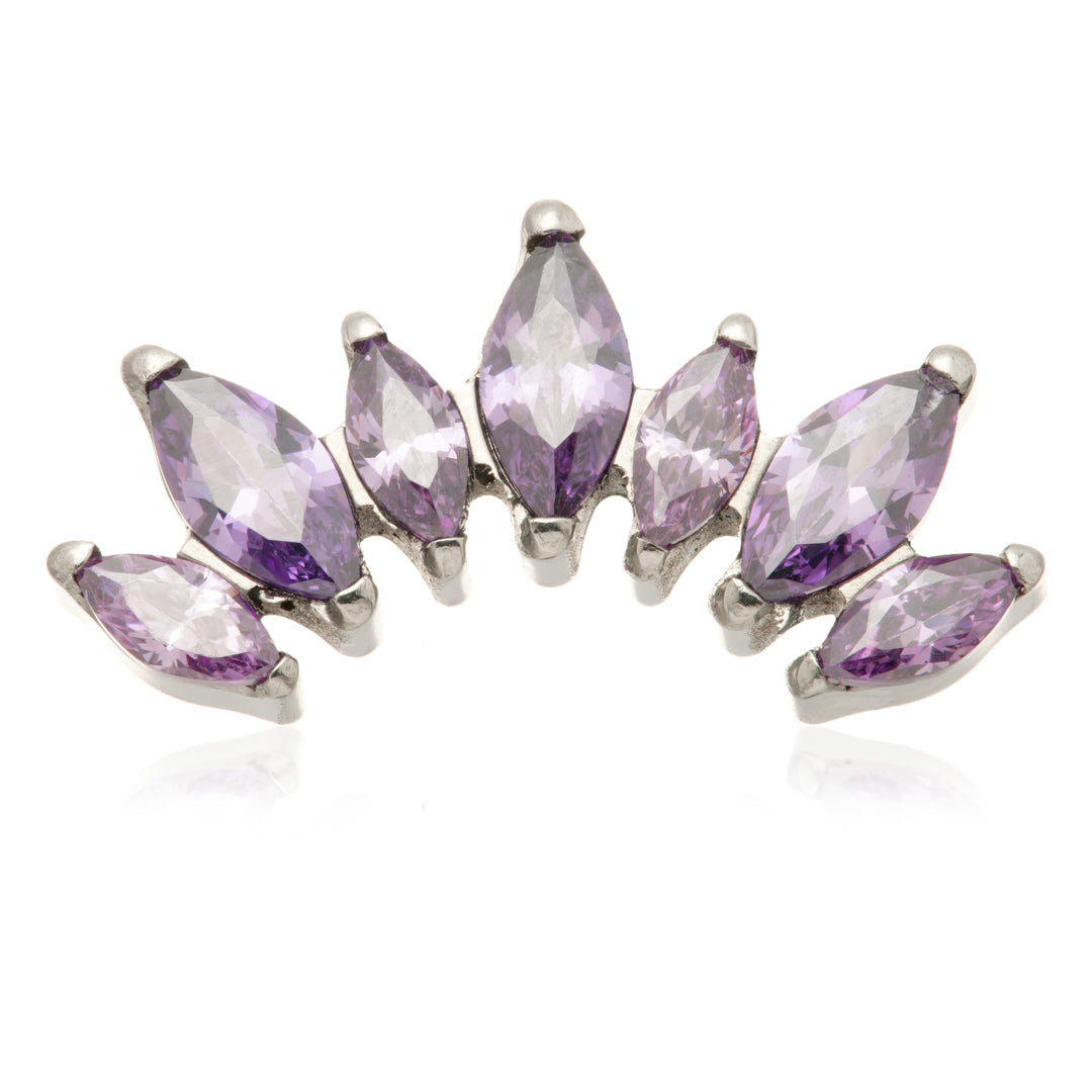 Ti Internal Prong Jewelled Marquise Cluster Attachment