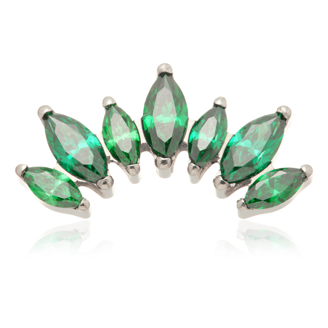 Ti Internal Prong Jewelled Marquise Cluster Attachment