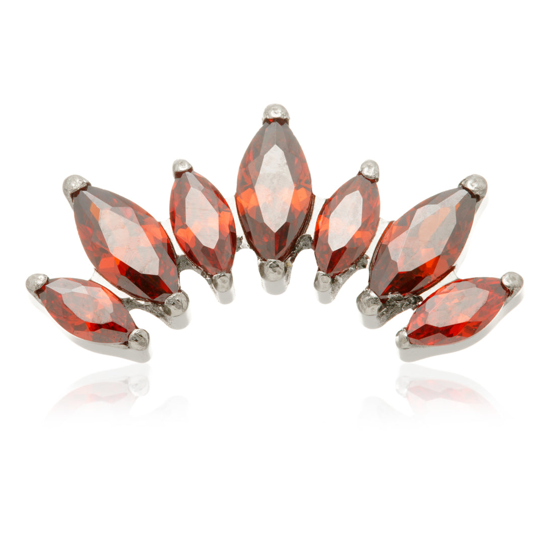 Ti Internal Prong Jewelled Marquise Cluster Attachment