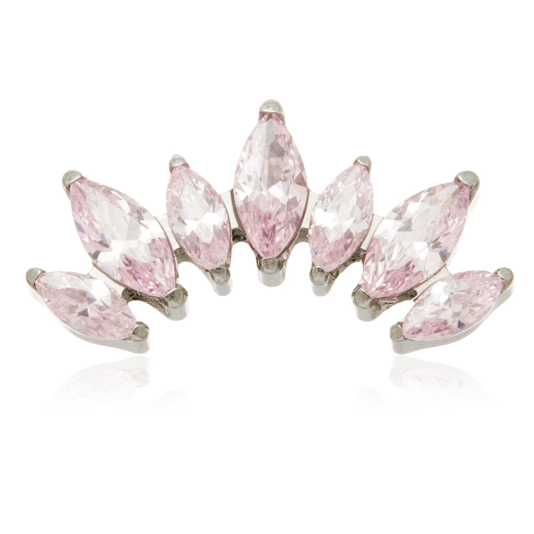 Ti Internal Prong Jewelled Marquise Cluster Attachment