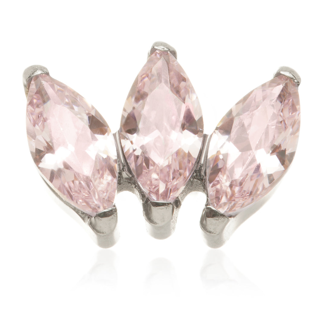 Ti Triple Gem Marquise Attachment