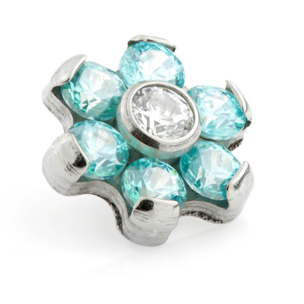 Ti Internal Micro Gem Flower Attachment (6 petals)