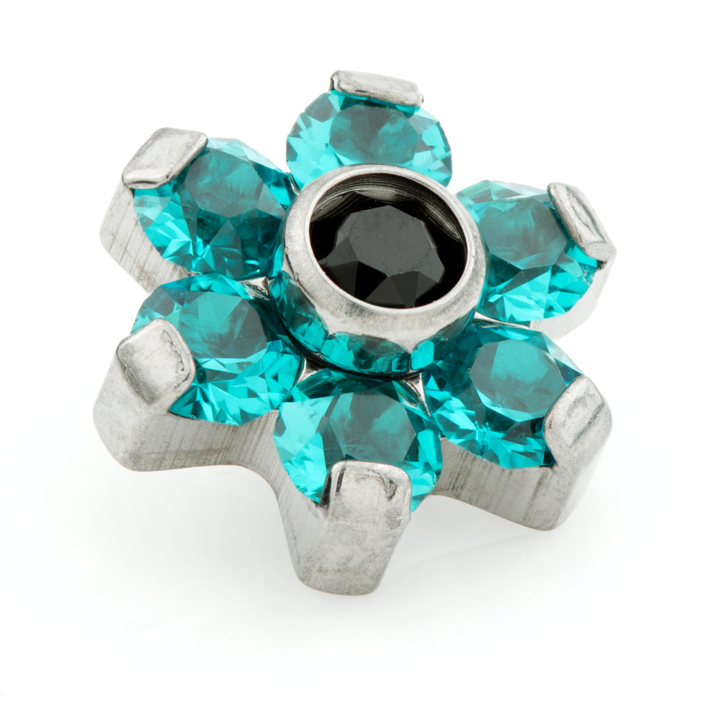 Ti Internal Micro Gem Flower Attachment (6 petals)