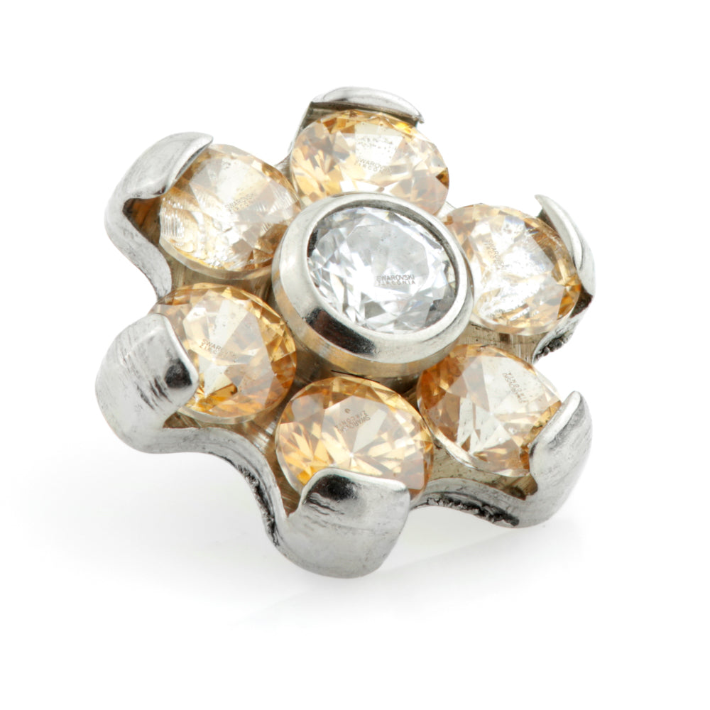 Ti Internal Micro Gem Flower Attachment (6 petals)