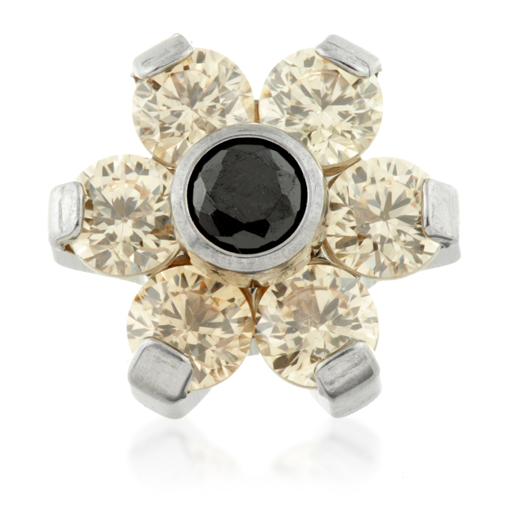 Ti Internal Micro Gem Flower Attachment (6 petals)
