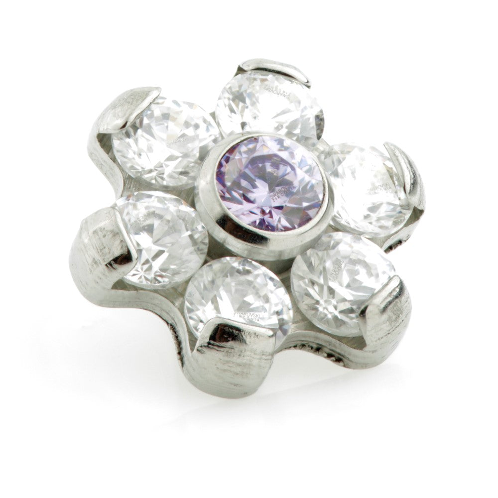 Ti Internal Micro Gem Flower Attachment (6 petals)