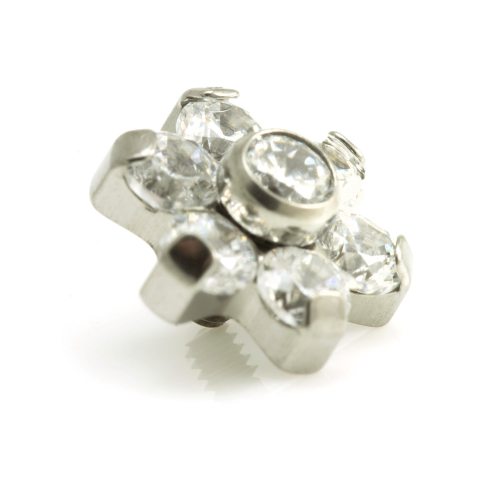 Ti Internal Micro Gem Flower Attachment (6 petals)