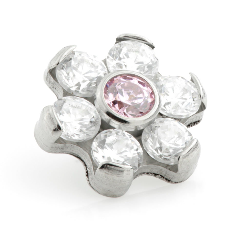 Ti Internal Micro Gem Flower Attachment (6 petals)