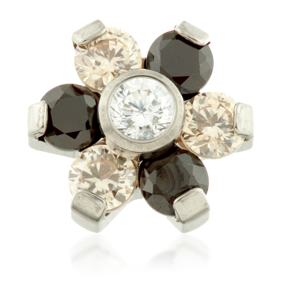 Ti Internal Micro Gem Flower Attachment (6 petals)