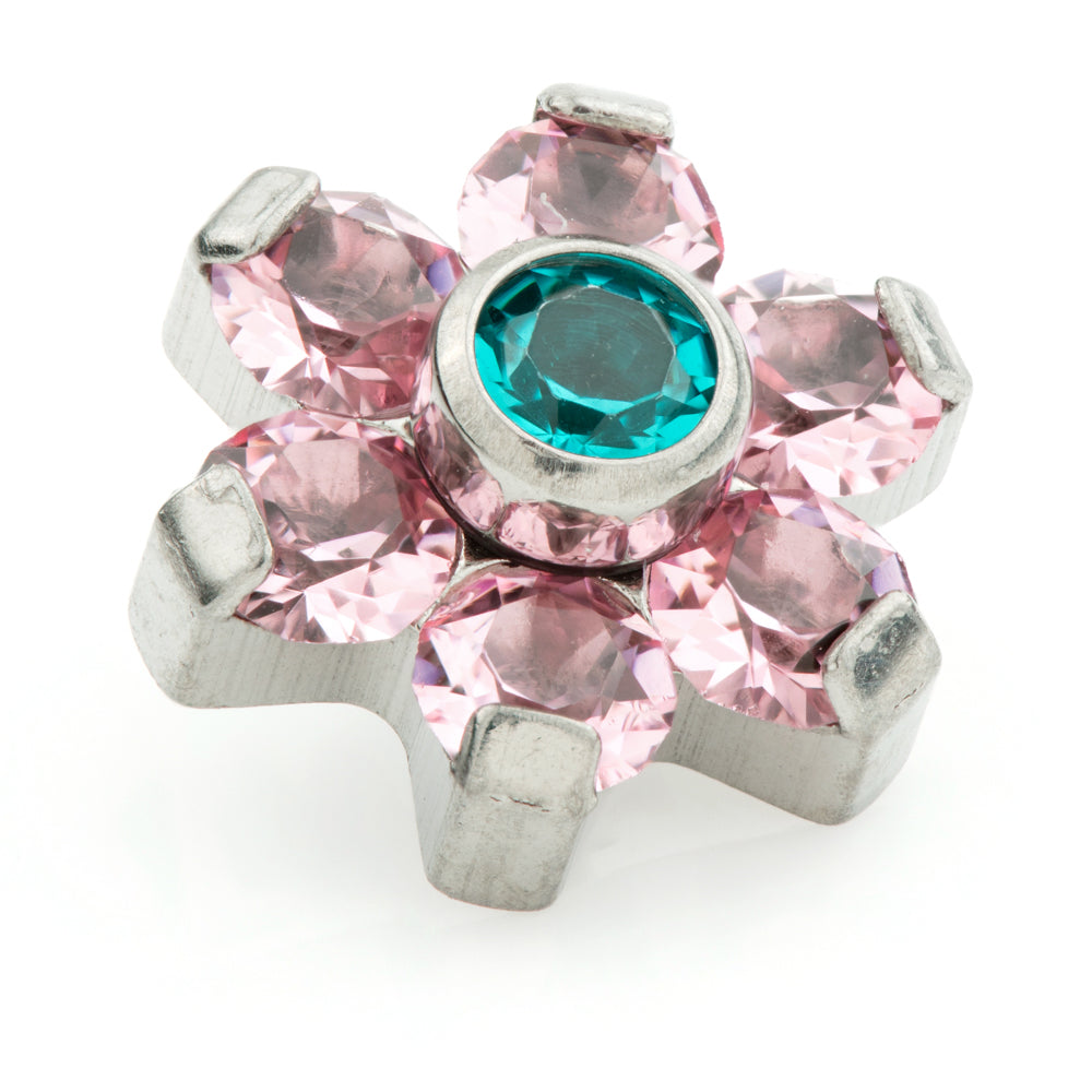 Ti Internal Micro Gem Flower Attachment (6 petals)