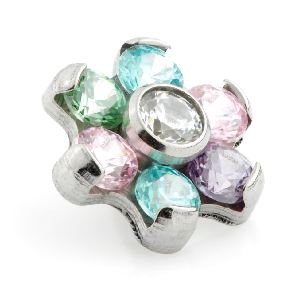 Ti Internal Micro Gem Flower Attachment (6 petals)