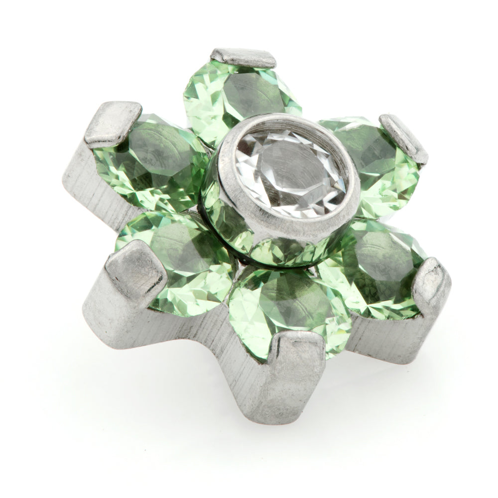 Ti Internal Micro Gem Flower Attachment (6 petals)