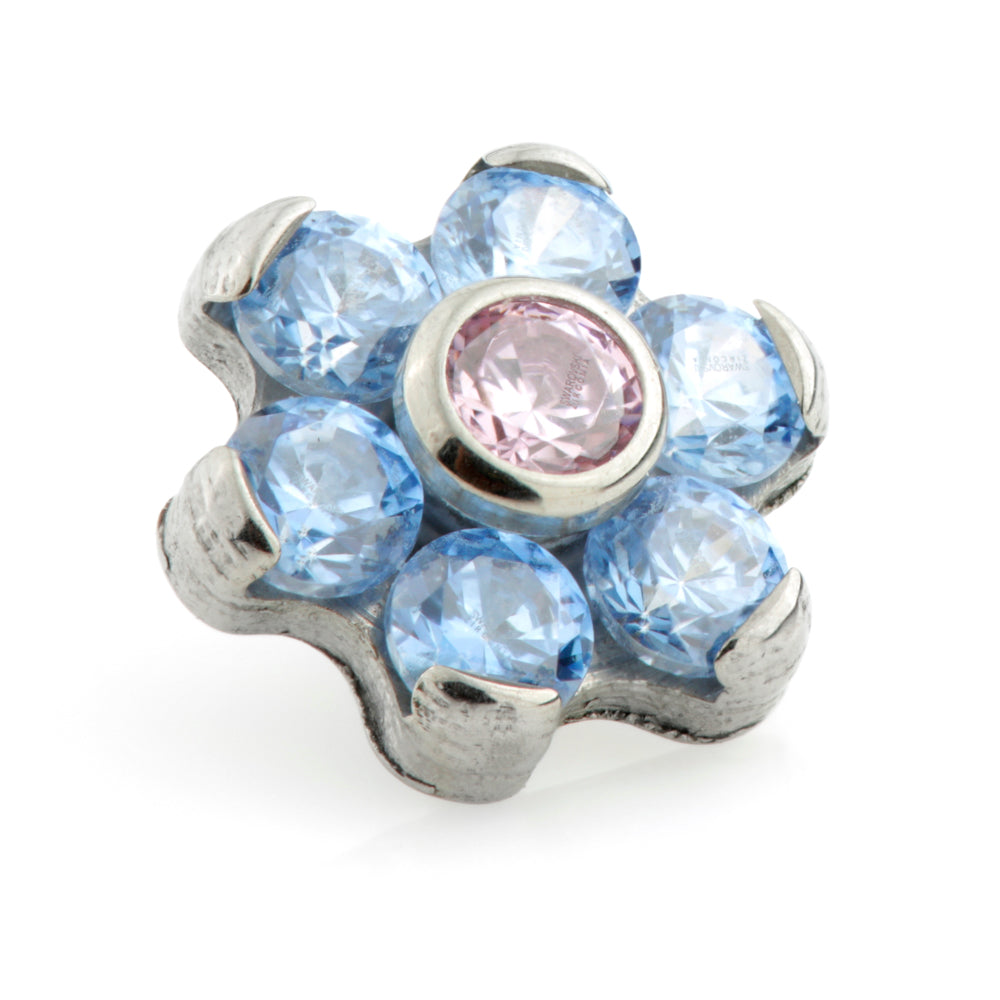 Ti Internal Micro Gem Flower Attachment (6 petals)