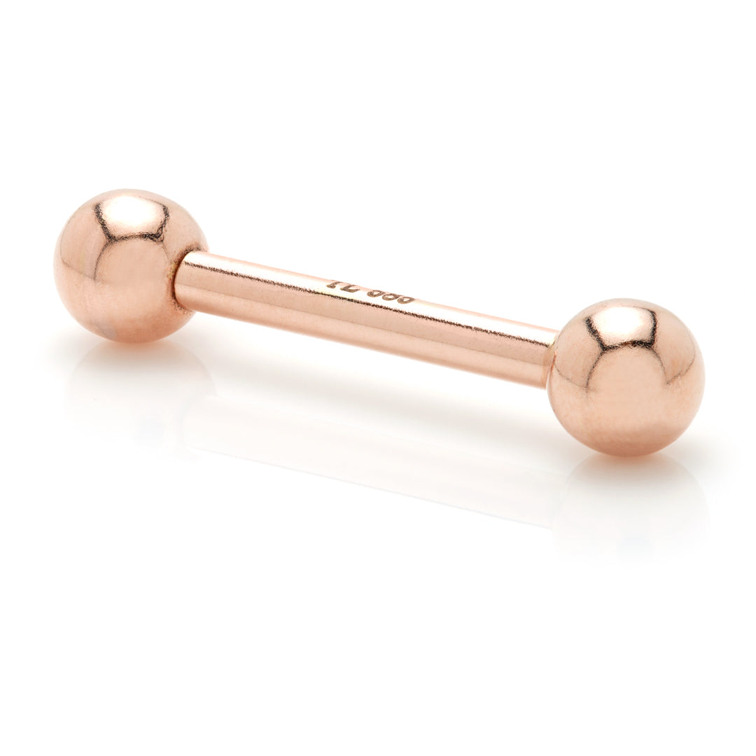 TL - 14ct Gold Internal Thread Barbell