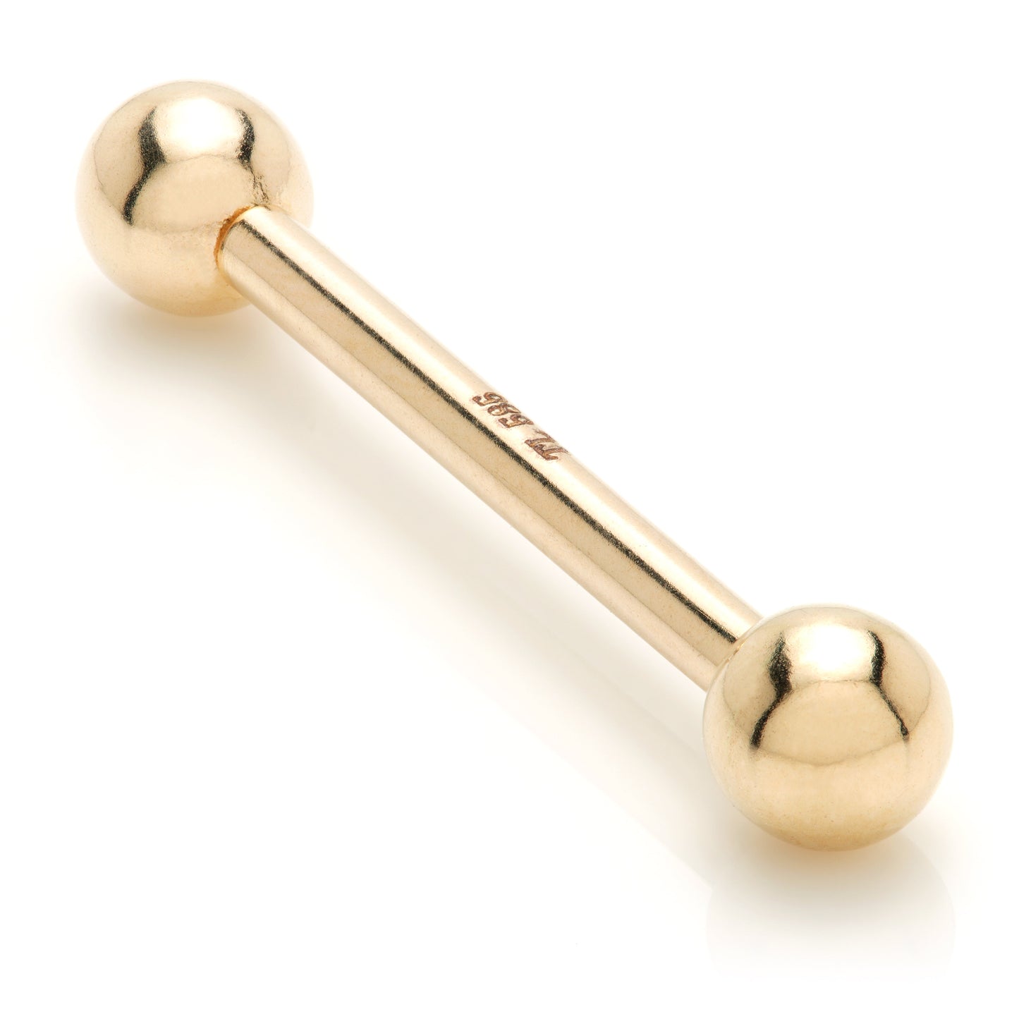 TL - 14ct Gold Internal Thread Barbell