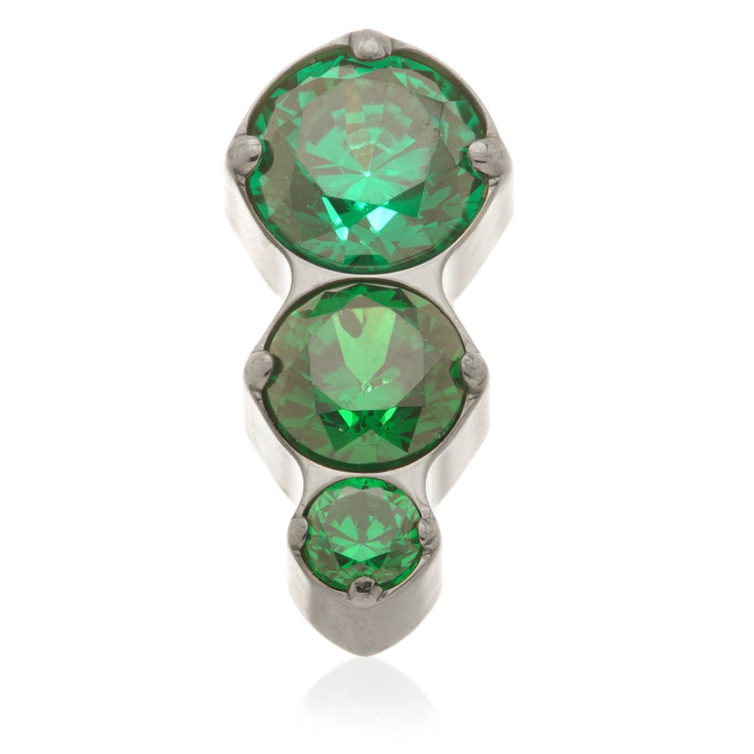 Titanium Internal Threaded Graduated Gems Attachment