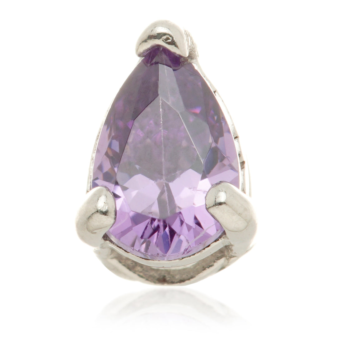 TL - 14ct Internal Gold Teardrop Gem Attachment