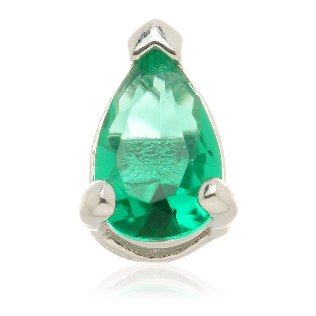 TL - 14ct Internal Gold Teardrop Gem Attachment