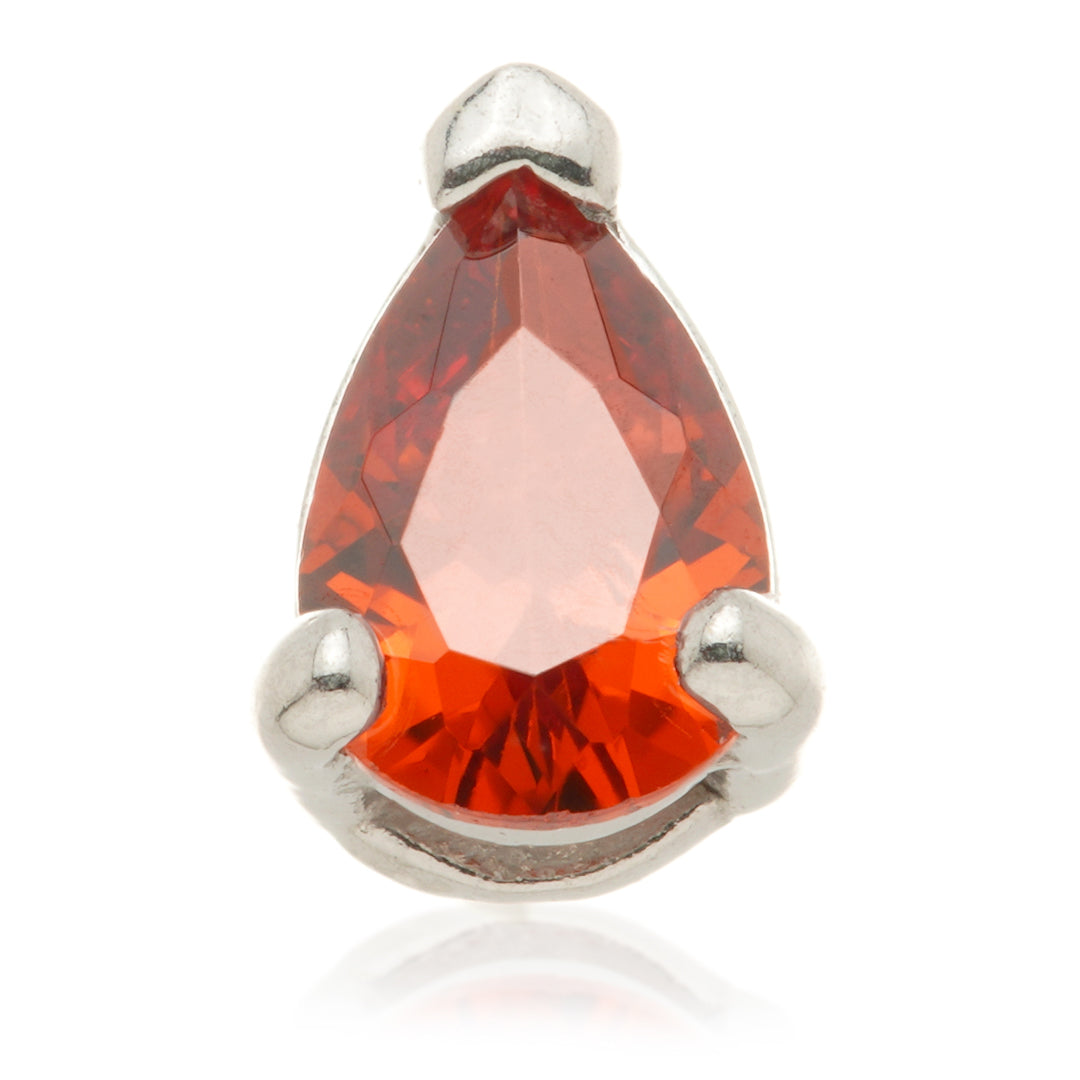 TL - 14ct Internal Gold Teardrop Gem Attachment
