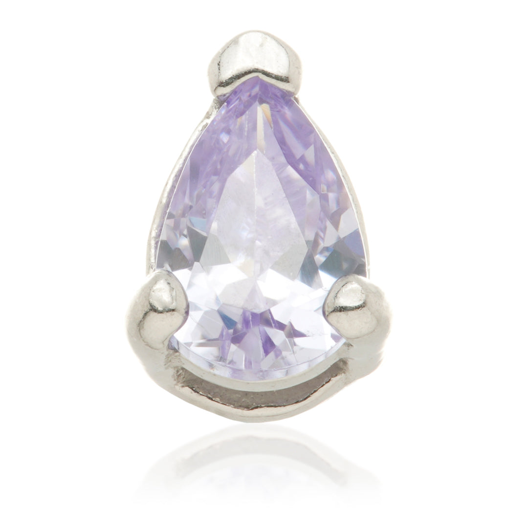 TL - 14ct Internal Gold Teardrop Gem Attachment