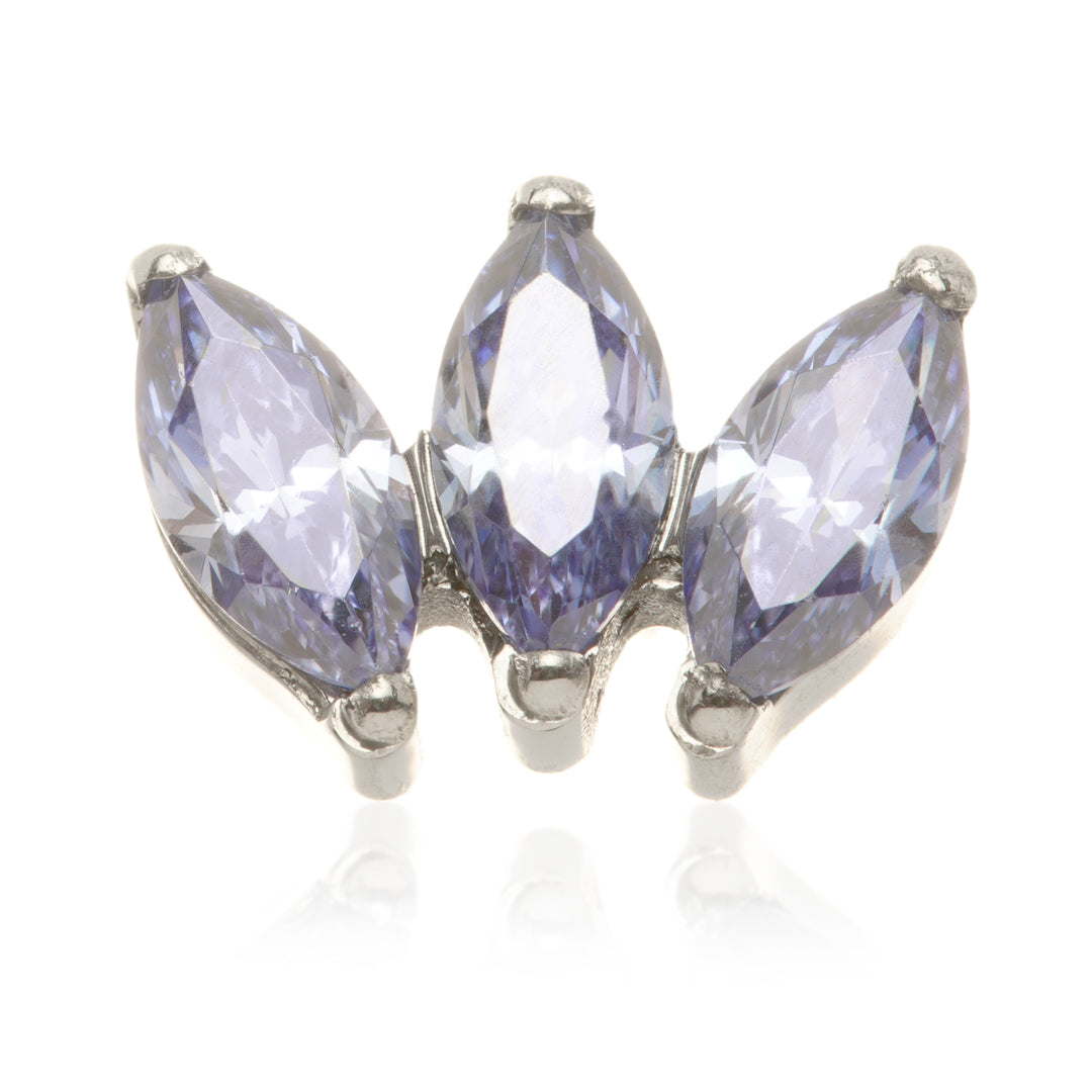 Ti Triple Gem Marquise Attachment