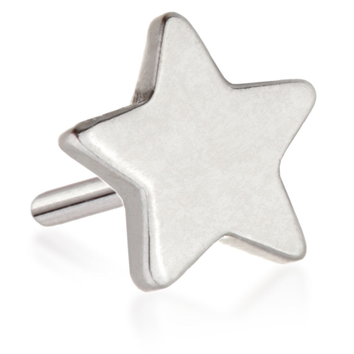 TL - 14ct Threadless Gold Star Pin Attachment