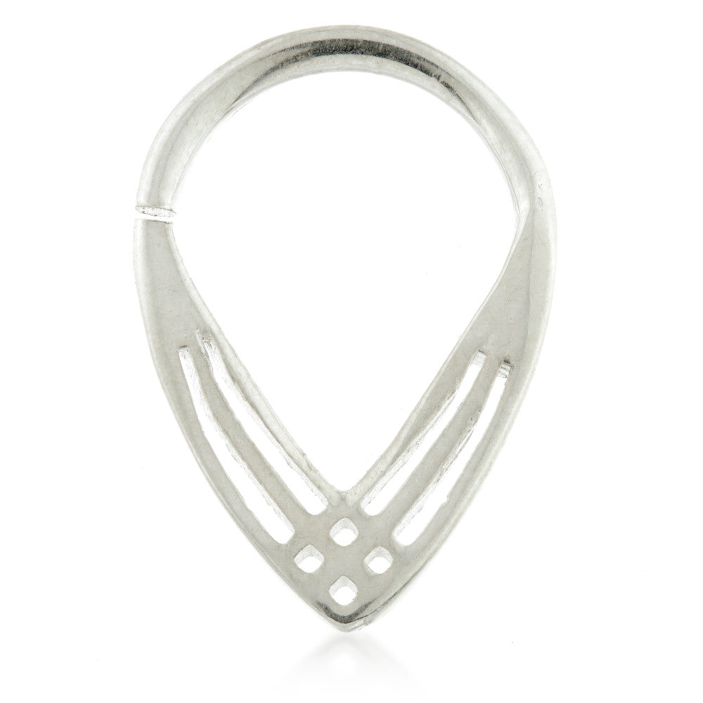 Art Deco Vogue Silver Open Ring
