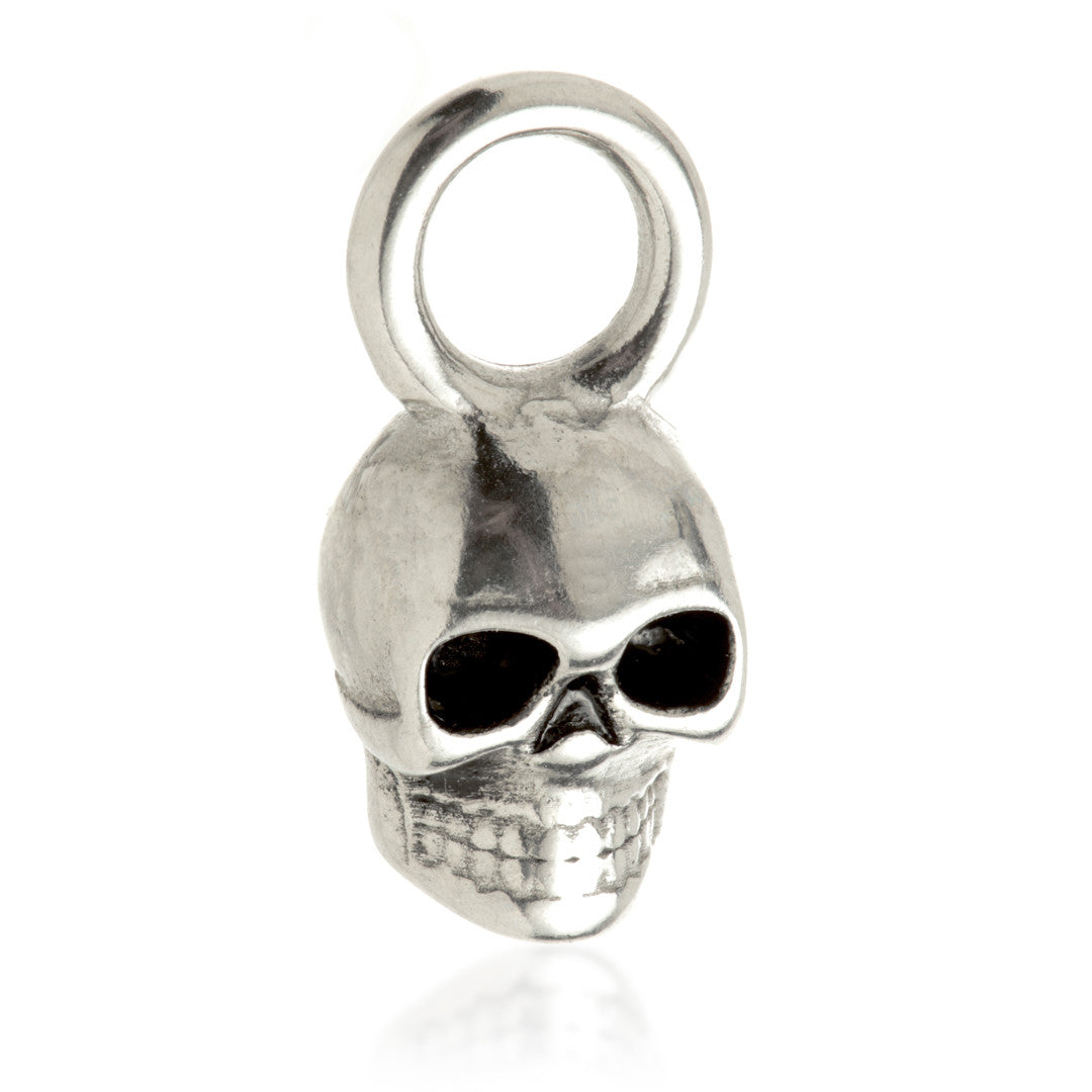 Steel Skull Charm for Hinge Segment Ring