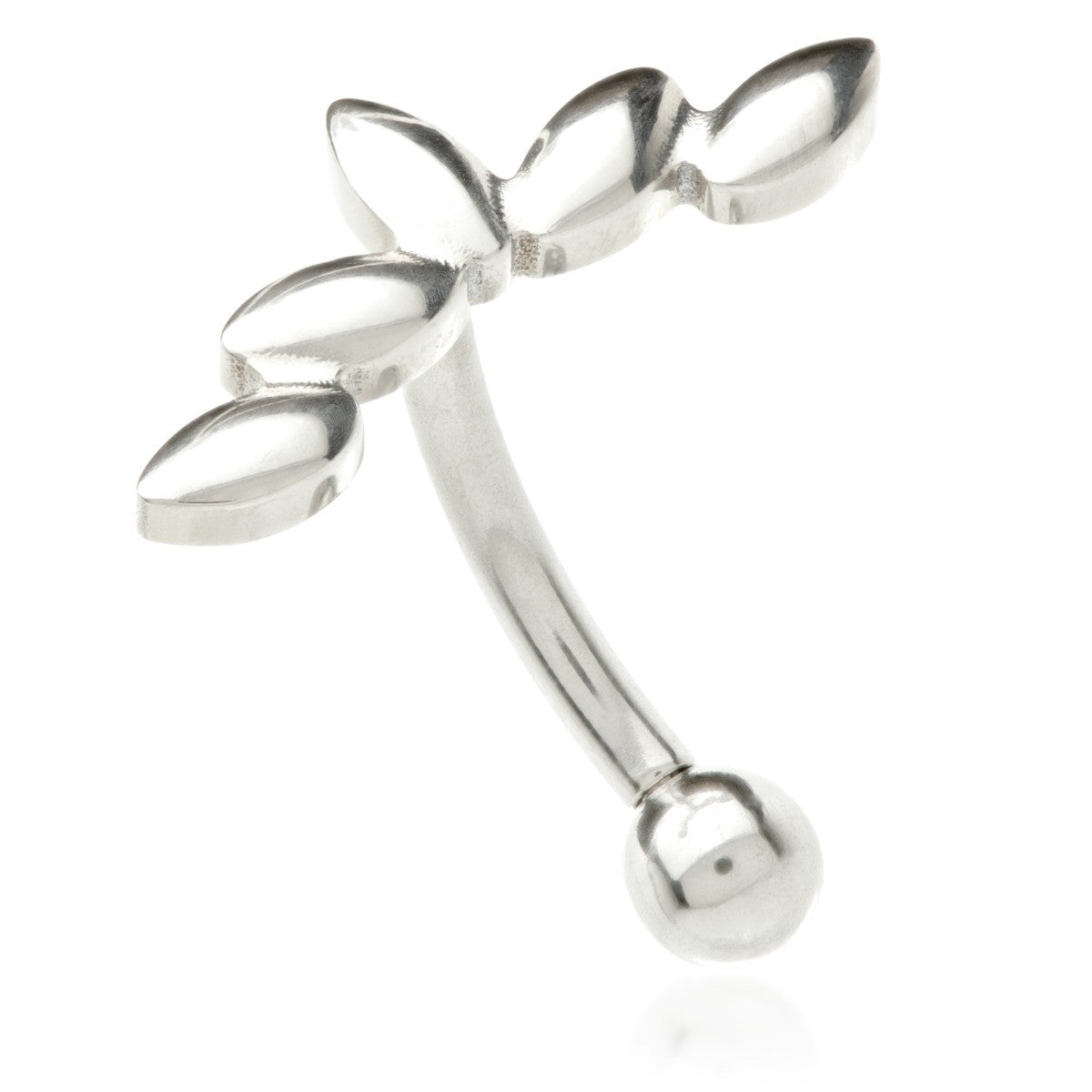 Ti Internal Marquise Cluster Rook/Eyebrow Bar