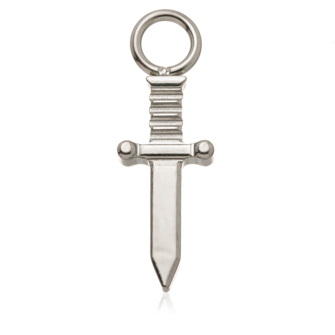 Ti Sword Charm for Hinged Ring