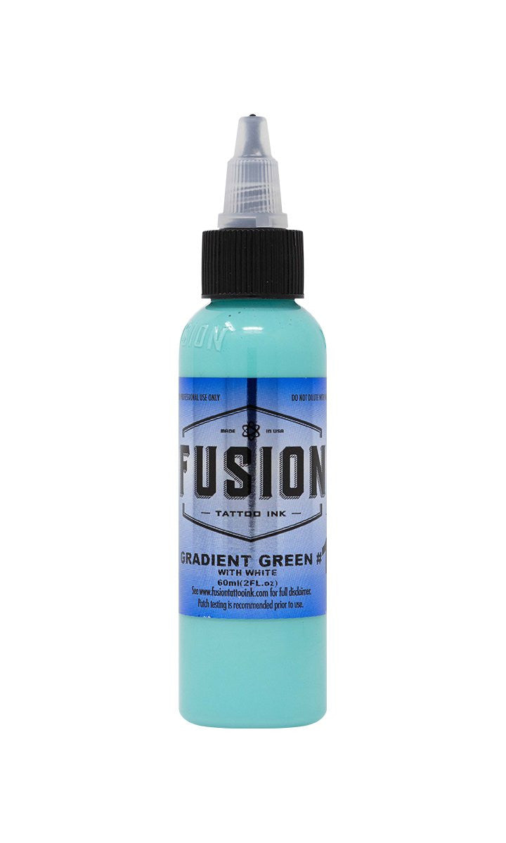 Fusion Ink Gradient Green With White #1 - 1oz