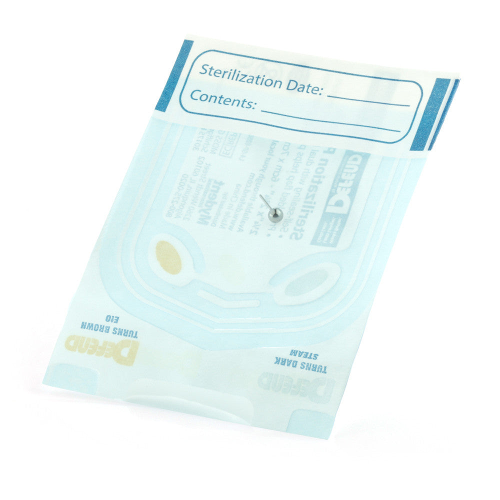 10x Sterile Titanium Threadless Ball Attachment - 3mm