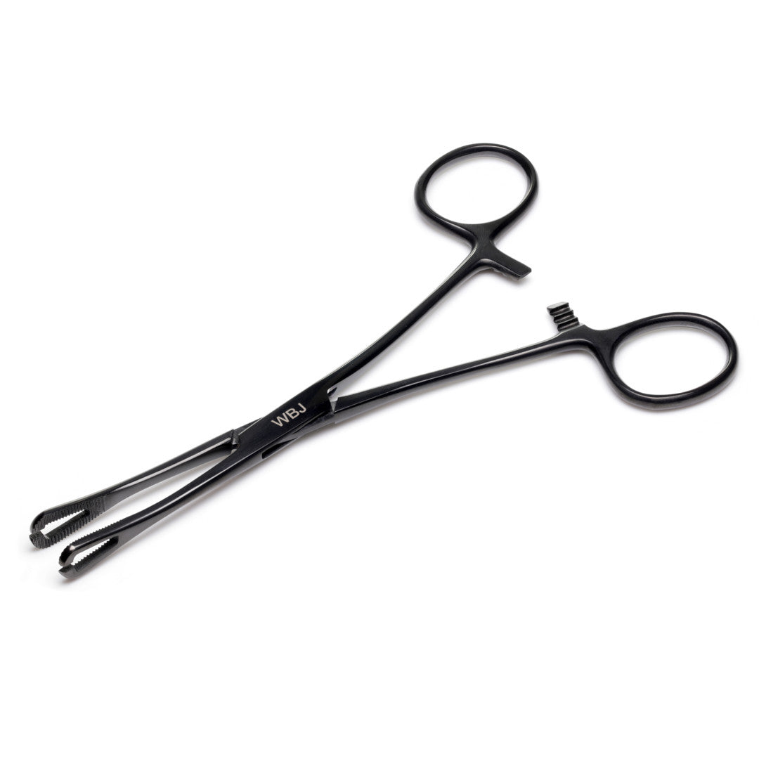 Mini Pennington Forceps with Slot - PVD Black Coating