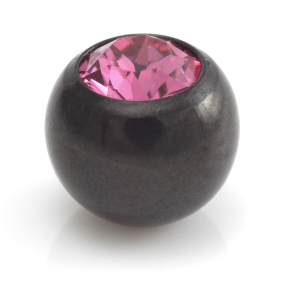 Black Steel Gem Ball -1.2mm