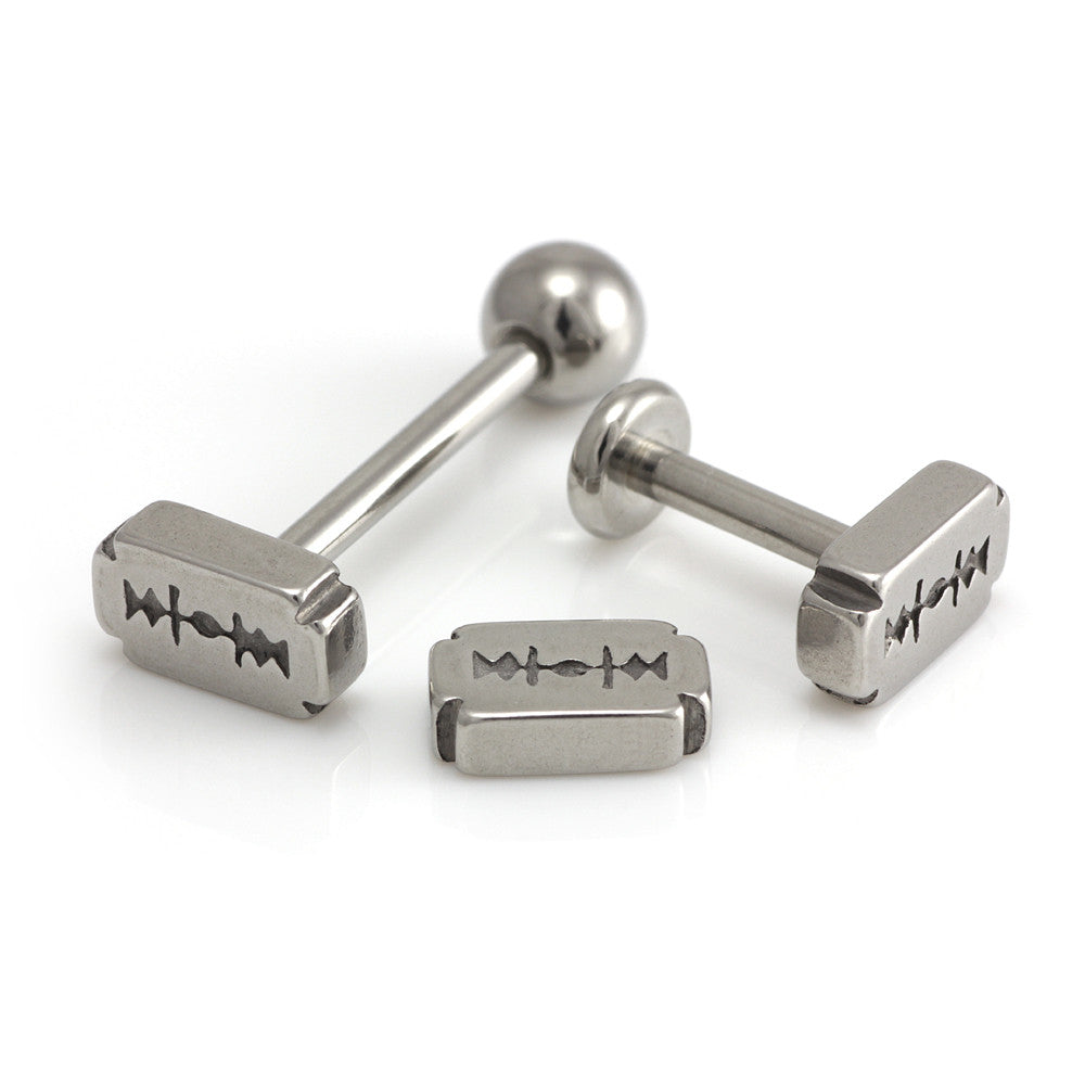 Steel External Razor Blade Tongue Bar -12