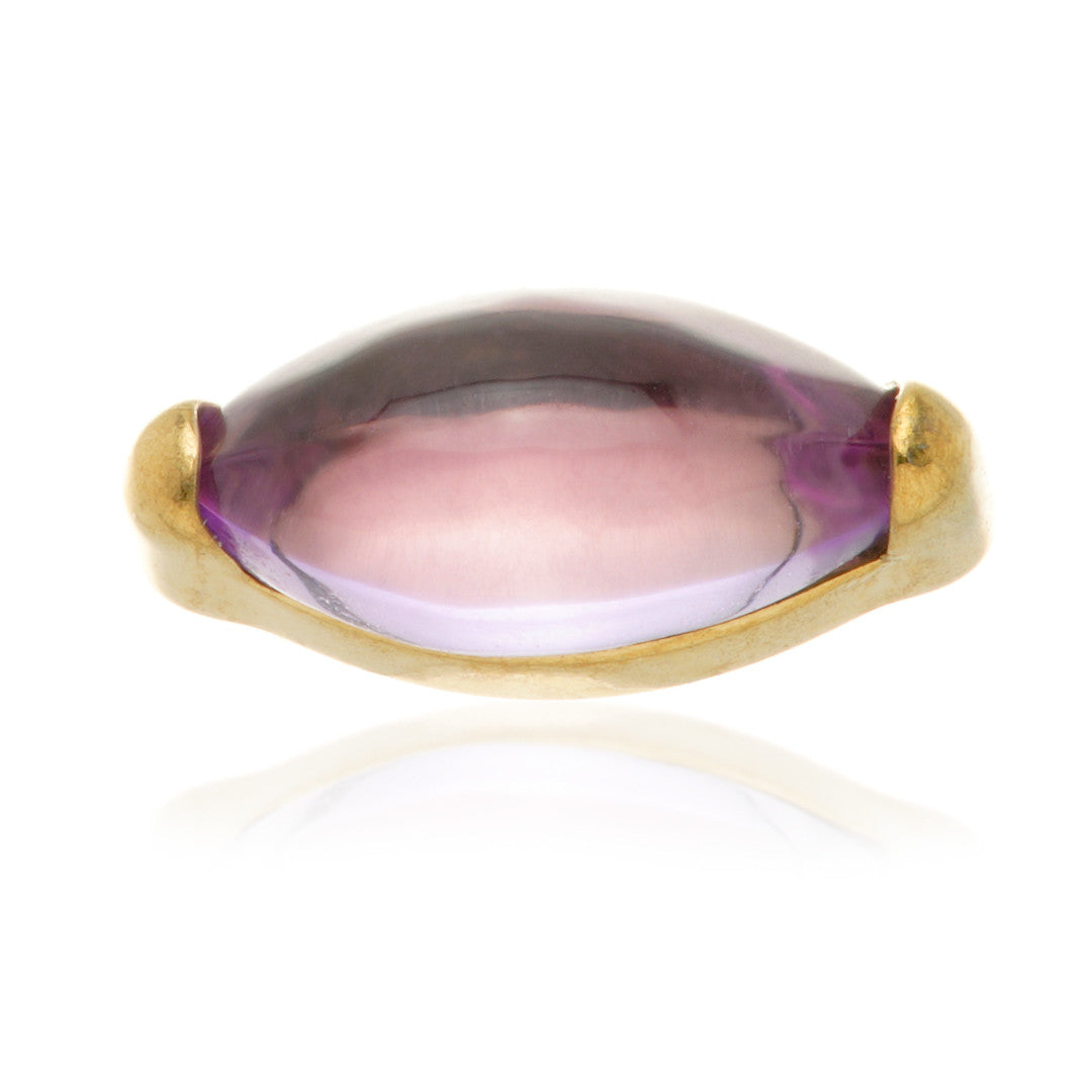 Zircon Gold Ti Internal Mini Amethyst Marquise Attachment